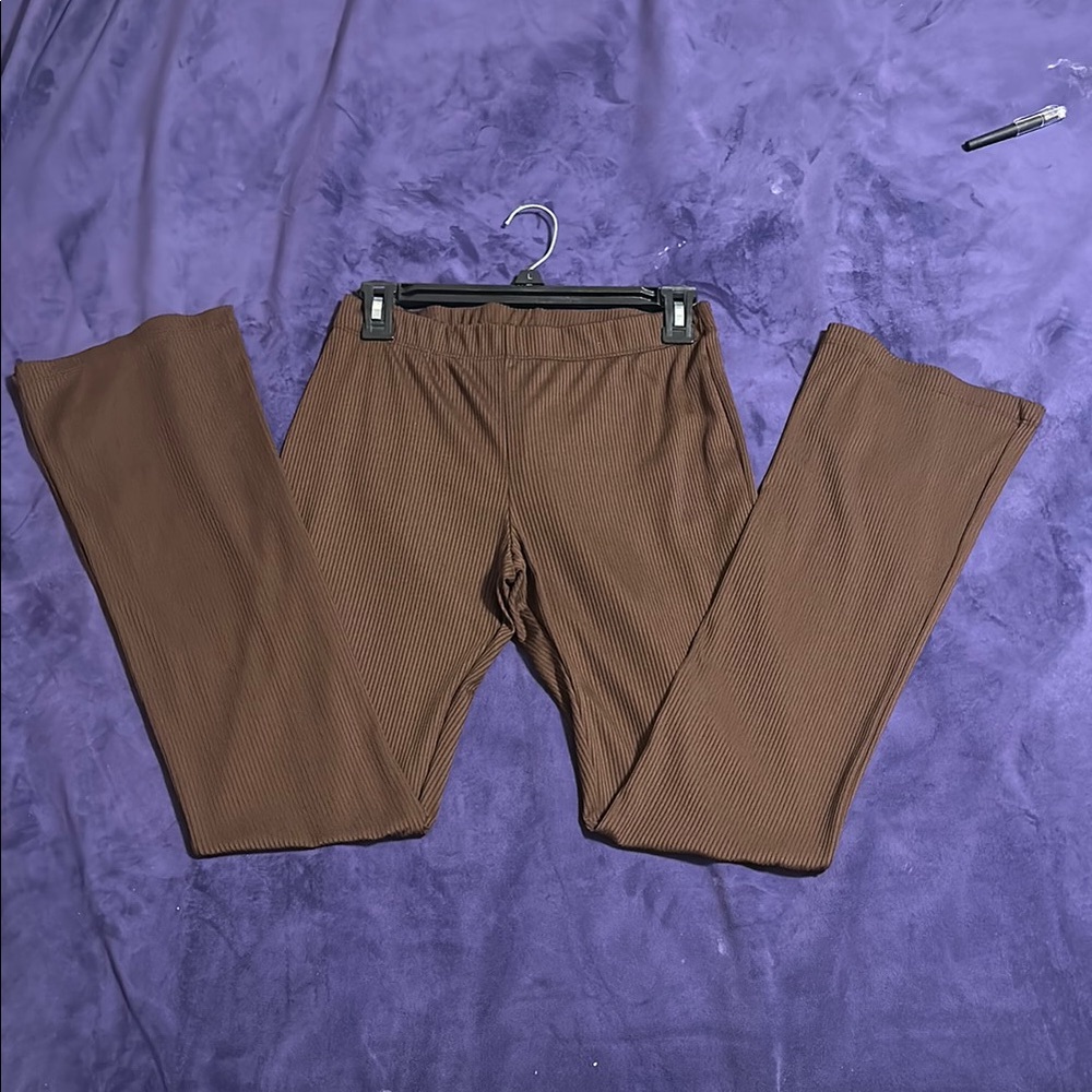 Women’s Stretchy Flair Brown Pants